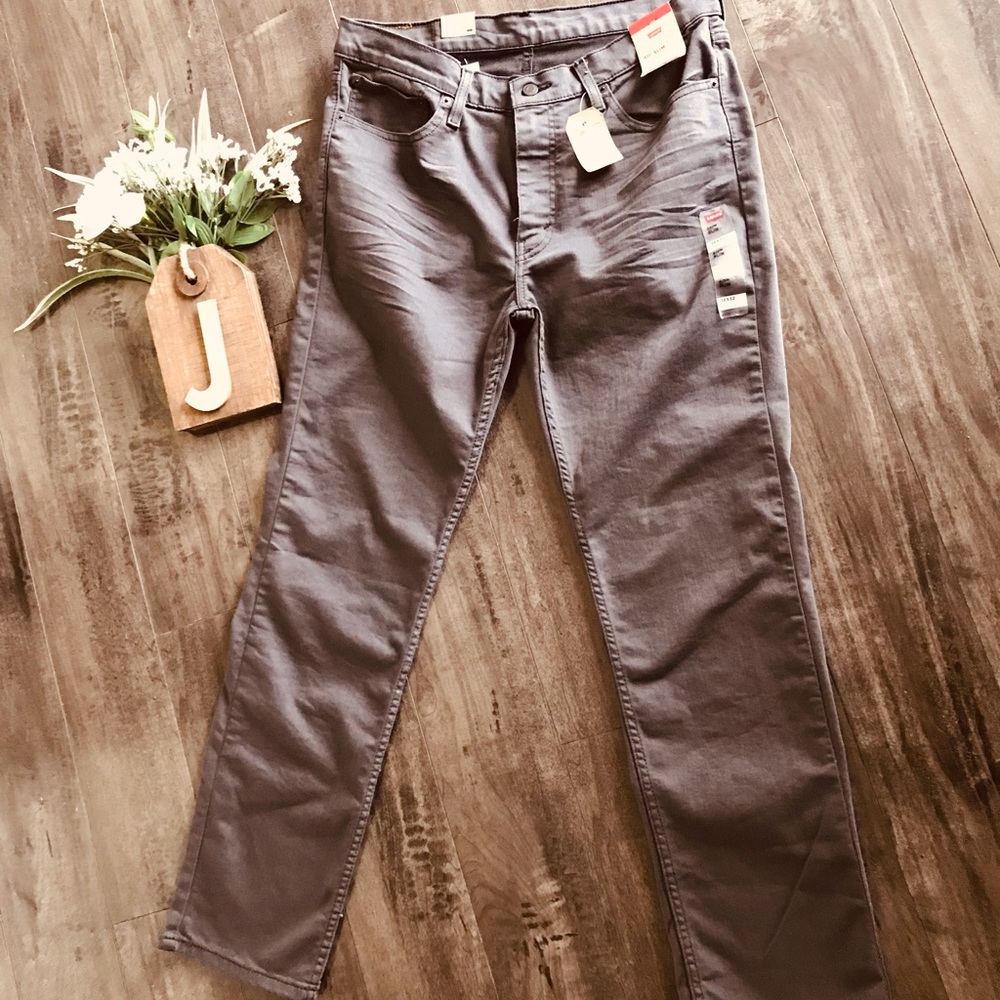 NWT Mens Gray Levi’s 511 Slim Stretch Jeans W36 L32 - Picture 4 of 8